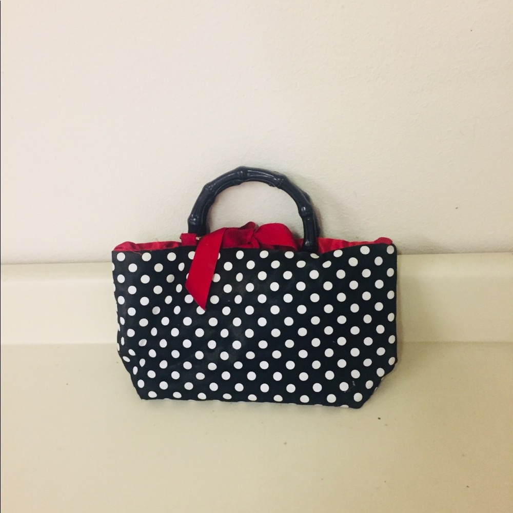 Polka Dotted purse
